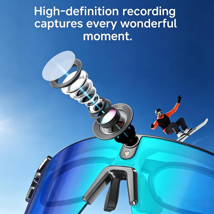 L805 Smart AI Cycling Glasses 8MP Stabilization Camera