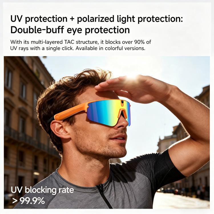 L805 Smart AI Cycling Glasses 8MP Stabilization Camera