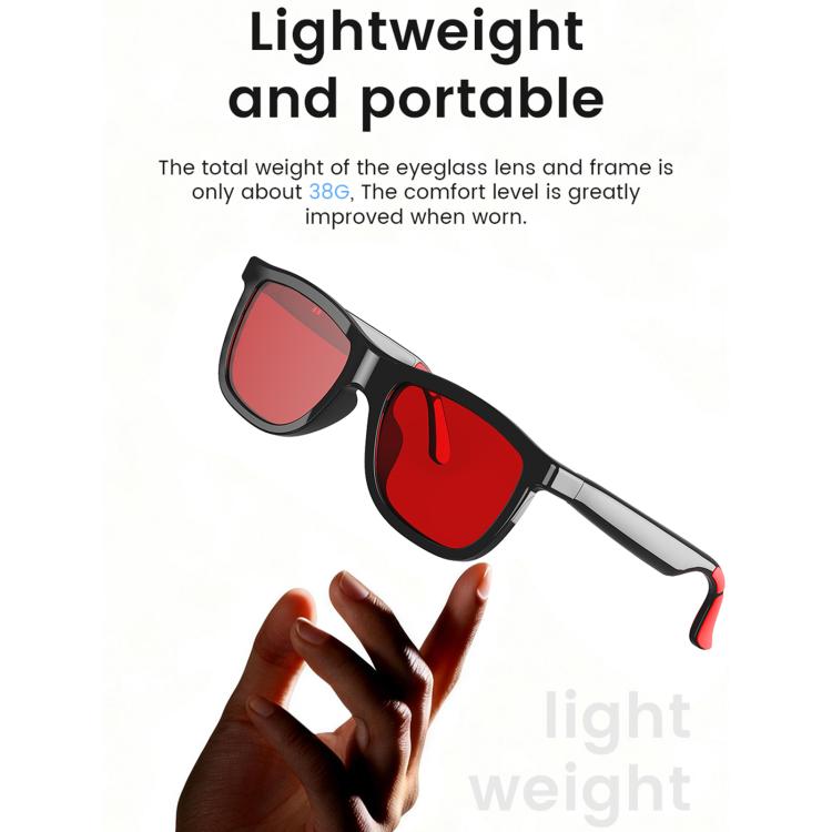 E05C Dual-Mic Noise Cancellation Smart Glasses Support Music / Calling, With AI, Without AI