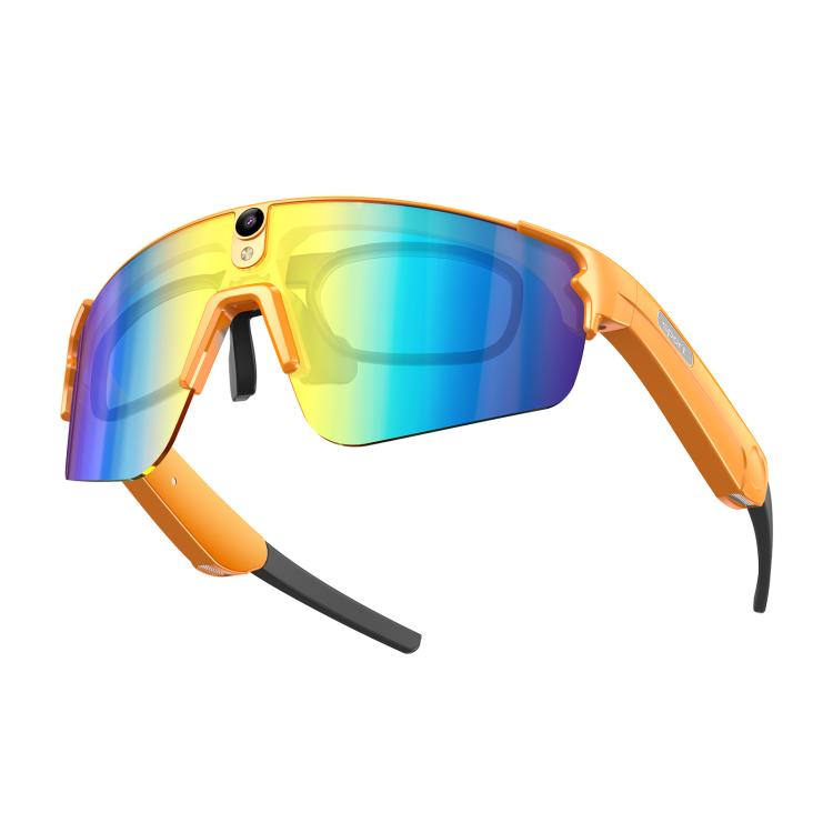 L085 8MP Dual-Mic Noise Cancellation AI Cycling Smart Glasses with Voice Assistant / Calling