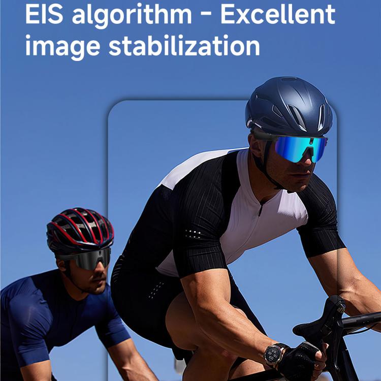 L085 8MP Dual-Mic Noise Cancellation AI Cycling Smart Glasses with Voice Assistant / Calling