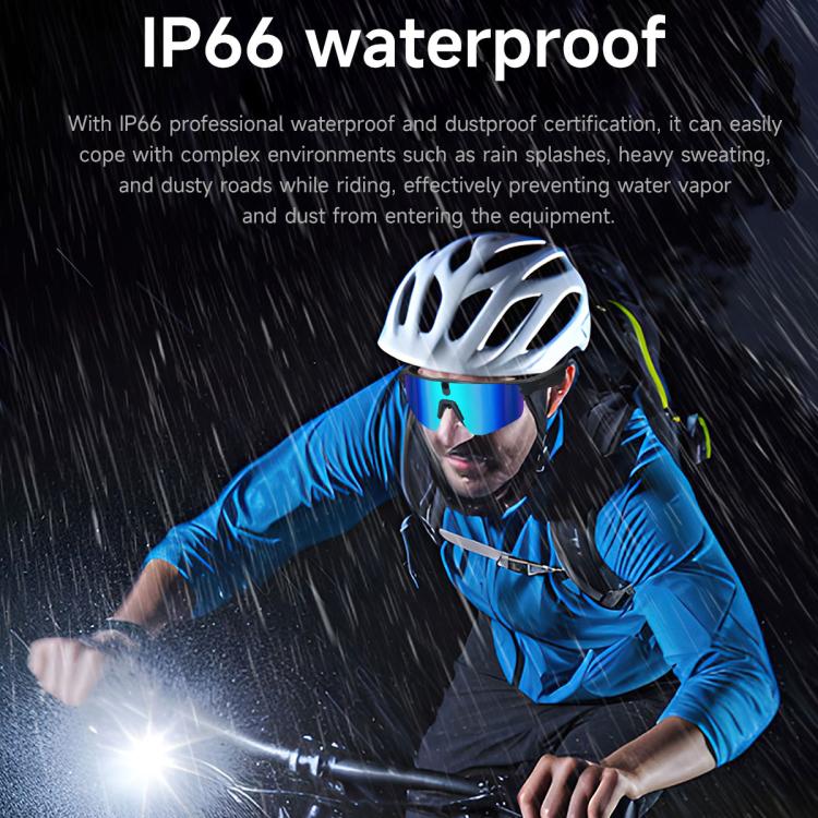 L085 8MP Dual-Mic Noise Cancellation AI Cycling Smart Glasses with Voice Assistant / Calling