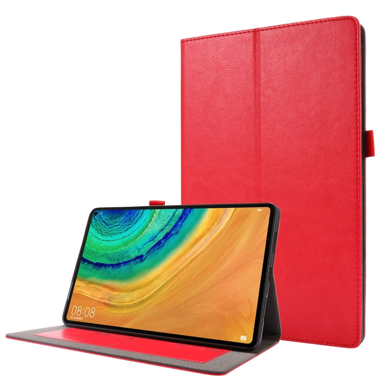 Crazy Horse Texture Horizontal Flip Leather Case with 2-folding Holder & Card Slot, For Huawei MatePad T8, For Huawei Honor V6 / MatePad 10.4 inch, For Huawei Honor Pad X6, For Lenovo Tab M10 Plus
