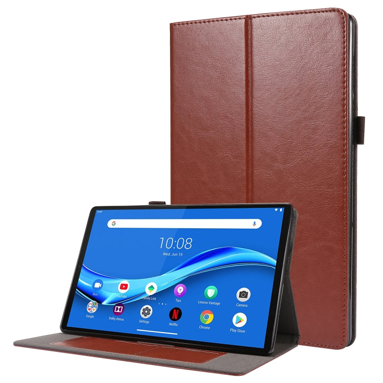 Crazy Horse Texture Horizontal Flip Leather Case with 2-folding Holder & Card Slot, For Huawei MatePad T8, For Huawei Honor V6 / MatePad 10.4 inch, For Huawei Honor Pad X6, For Lenovo Tab M10 Plus