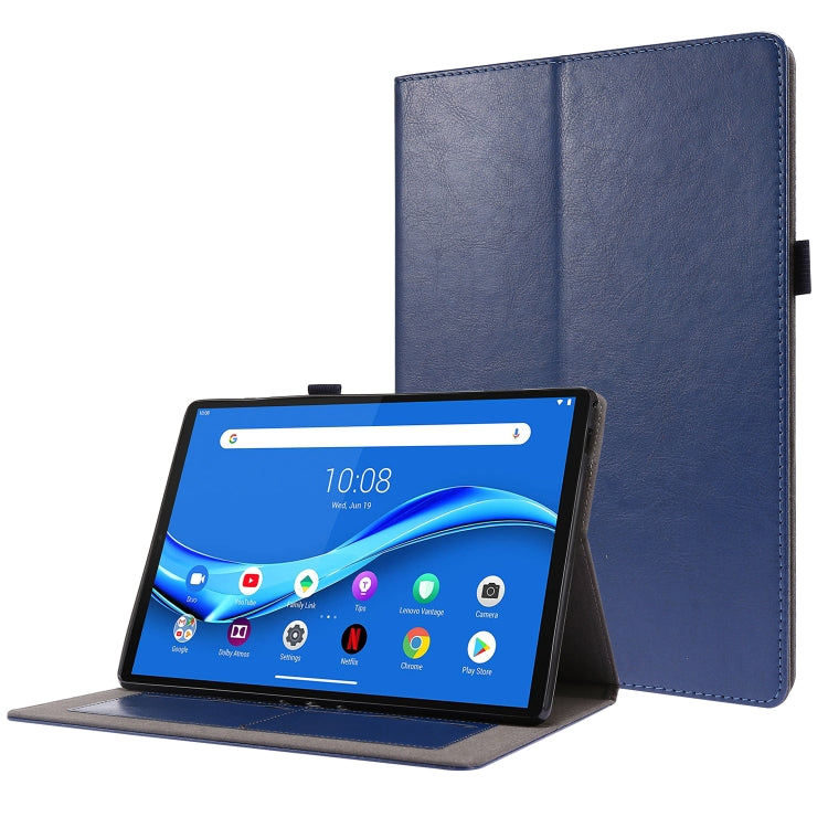 Crazy Horse Texture Horizontal Flip Leather Case with 2-folding Holder & Card Slot, For Lenovo Tab M10, For iPad 10.2 / iPad Pro 10.5, For iPad Pro 12.9 inch (2020), For iPad Pro 11 inch /iPad Air 2022 / 2020 10.9