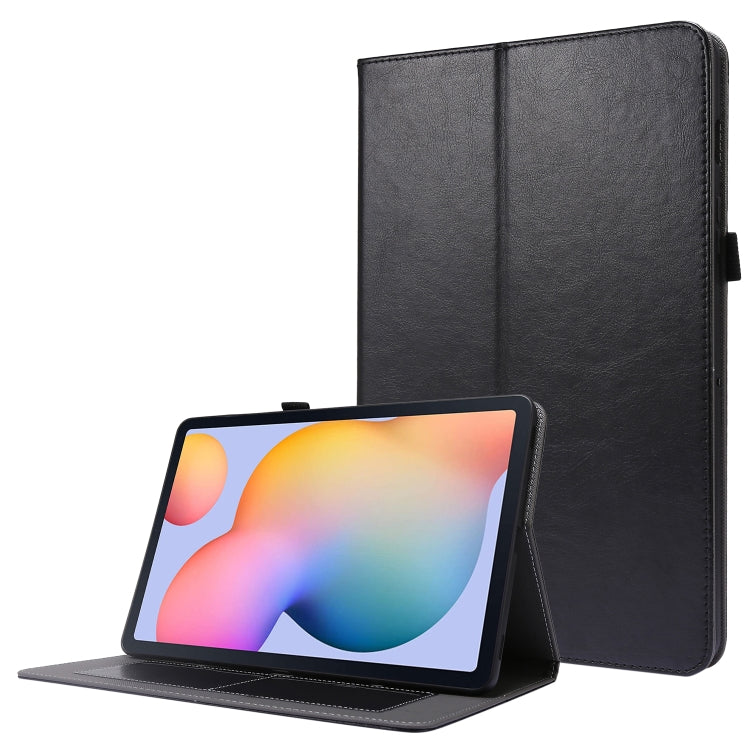 Crazy Horse Texture Horizontal Flip Leather Case with 2-folding Holder & Card Slot, For Samsung Galaxy Tab S8+ / Tab S8 Plus /  Tab S7 FE / Tab S7+ / T970, For Samsung Galaxy Tab A7 (2020), For Samsung Galaxy Tab S8 / Galaxy Tab S7 / SM-870