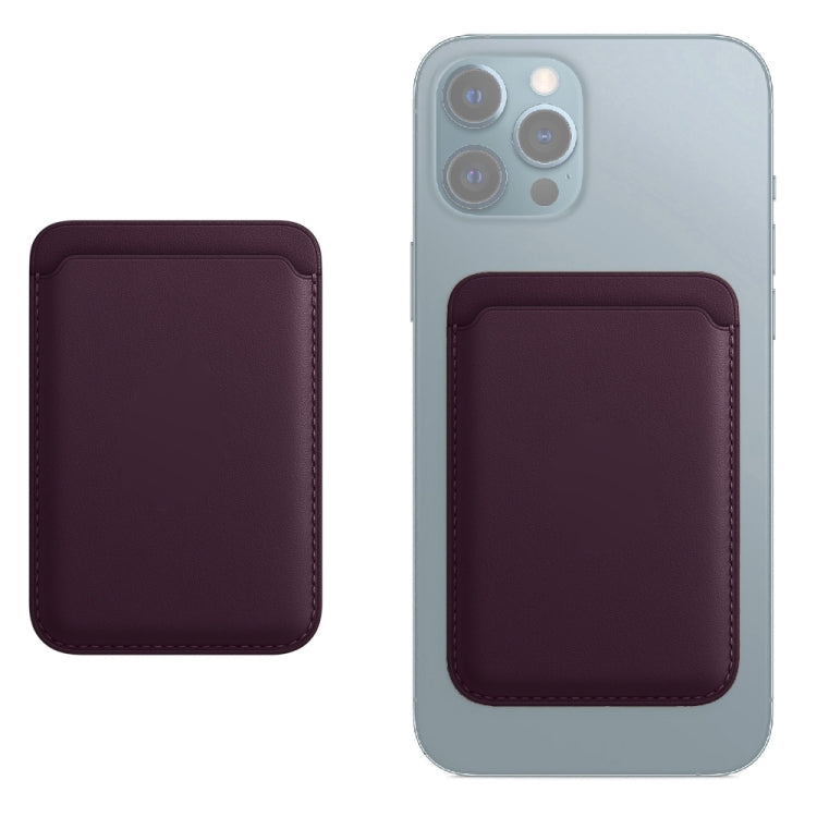 Leather Wallet Pouch Card Holder Card Case with Magsafing Magnetic for iPhone 17-12 Series