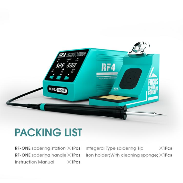 RF4 RF-ONE Intelligent Temperature Control Anti-static LED Digital Display Soldering Station, RF-ONE