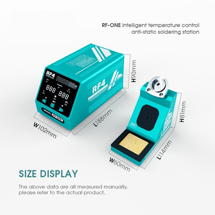 RF4 RF-ONE Intelligent Temperature Control Anti-static LED Digital Display Soldering Station, RF-ONE