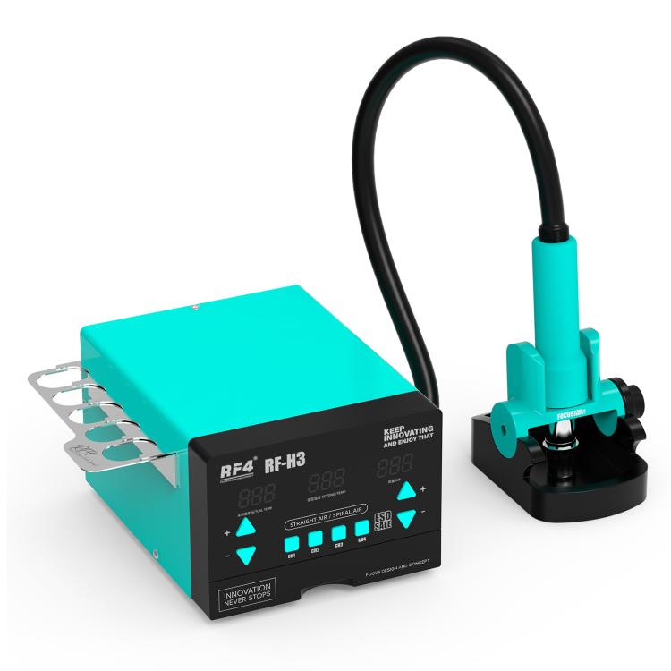 RF4 RF-H3 1200W 4 Memory Channels Hot Air Gun Digital Display Intelligent BGA Rework Station, RF-H3