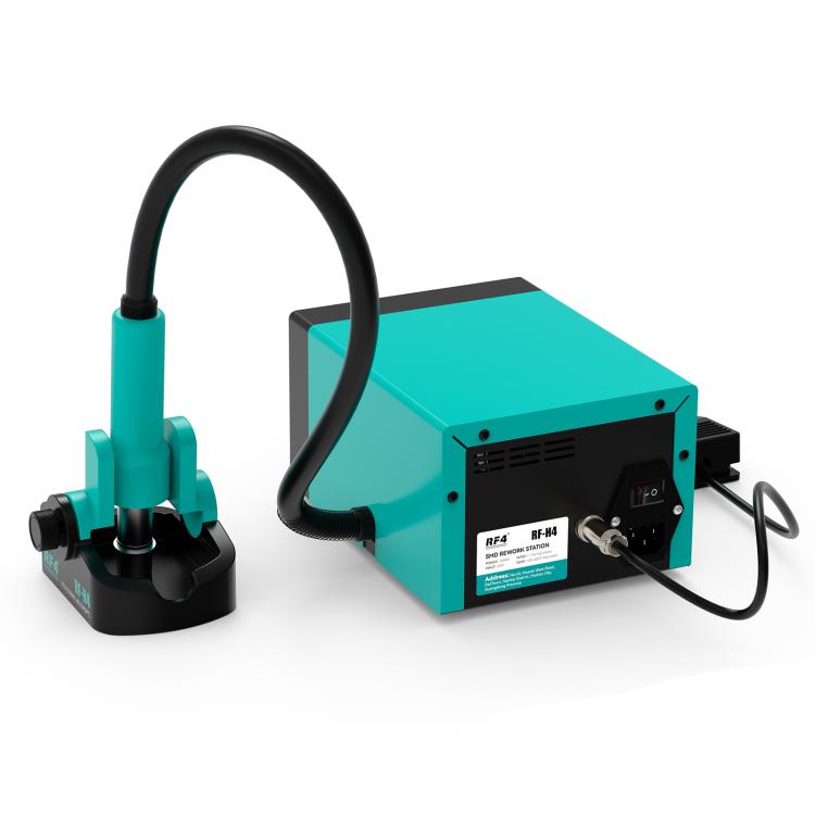 RF4 RF-H4 1200W 4 Memory Channels Hot Air Gun Digital Display Intelligent BGA Rework Station with Cold Air Pedal, RF-H4