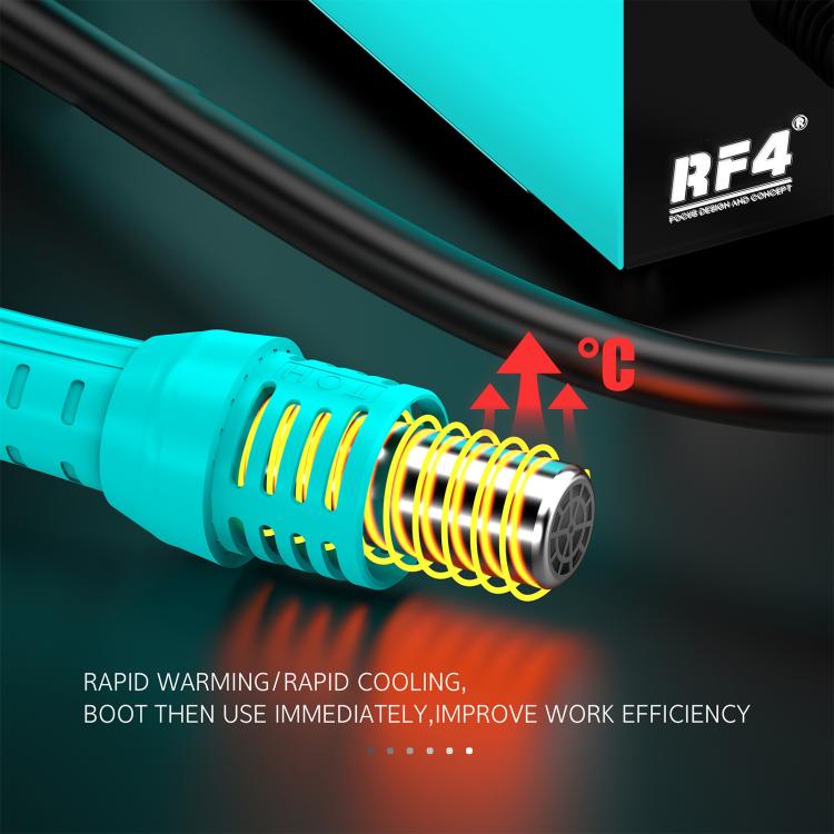 RF4 RF-H5 800W 3 Memory Channels Hot Air Gun Digital Display Intelligent BGA Rework Station, RF-H5