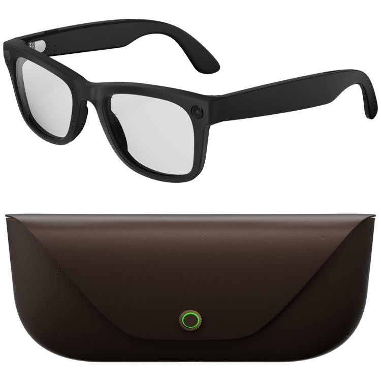 HD5 Ultra Double Lenses Smart AI Translation Glasses with 8MP HD Camera, Video Recording, WiFi Transmission, Al Smart Voice Assistant