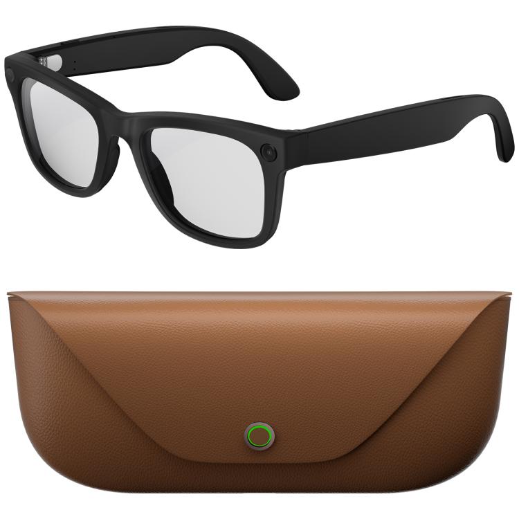 HD5 Ultra Double Lenses Smart AI Translation Glasses with 8MP HD Camera, Video Recording, WiFi Transmission, Al Smart Voice Assistant