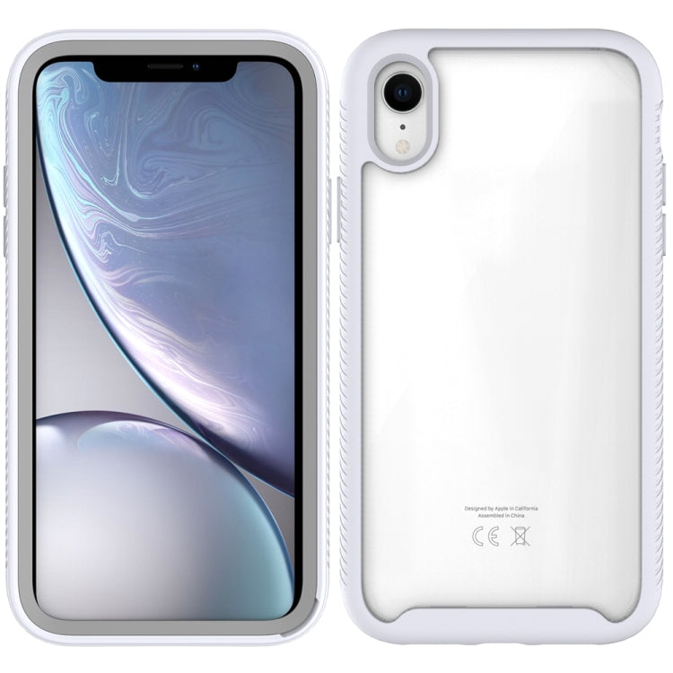 Starry Sky Solid Color Series Shockproof PC + TPU Protective Case For iPhone XR