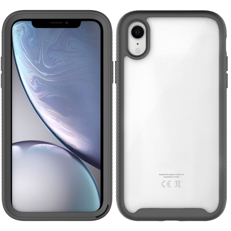 Starry Sky Solid Color Series Shockproof PC + TPU Protective Case For iPhone XR