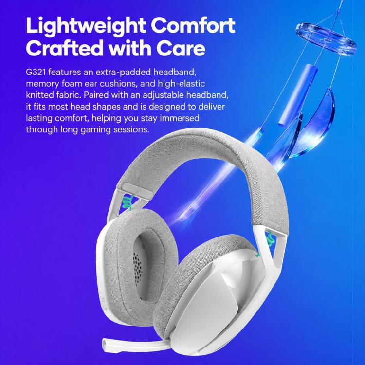 Logitech G321 LIGHTSPEED Wireless Gaming Headset with Mic