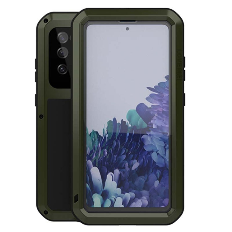 LOVE MEI Metal Shockproof Waterproof Dustproof Protective Case with Glass, For Samsung Galaxy A21 (US Version), For Samsung Galaxy A51 5G, For Samsung Galaxy A71 5G, For Samsung Galaxy S20 FE