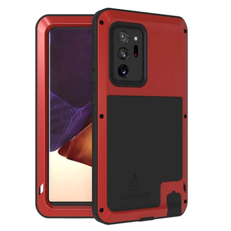 LOVE MEI Metal Shockproof Waterproof Dustproof Protective Case without Glass, For Samsung Galaxy Note 20, For Samsung Galaxy Note 20 Ultra