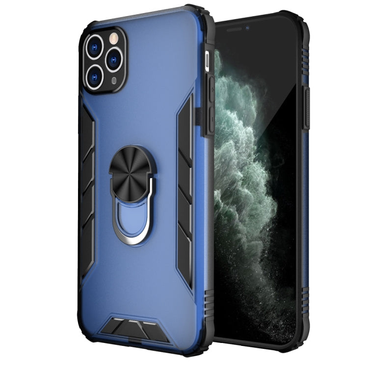 Magnetic Frosted PC + Matte TPU Shockproof Case with Ring Holder, For iPhone 11 Pro, For iPhone 11, For iPhone 11 Pro Max, For iPhone XS / X