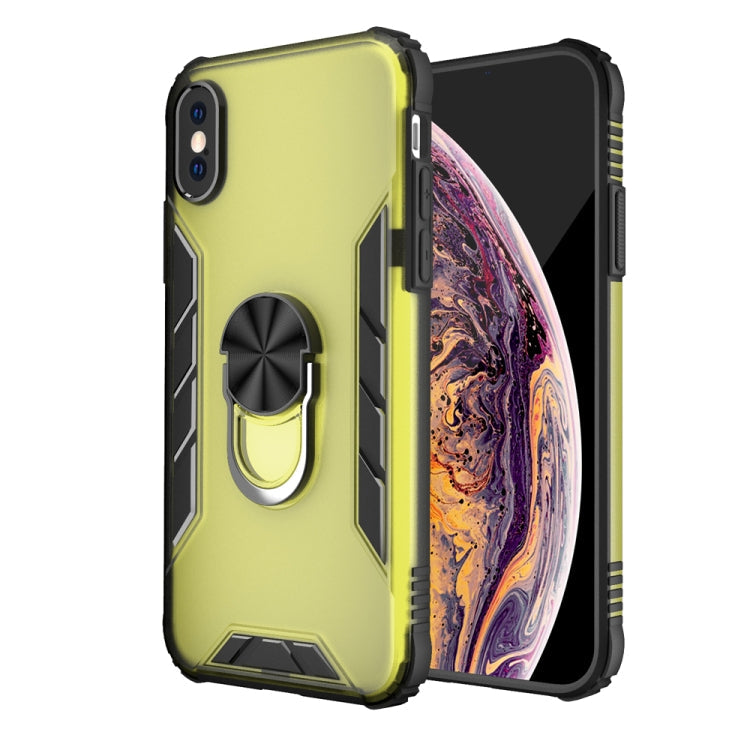 Magnetic Frosted PC + Matte TPU Shockproof Case with Ring Holder, For iPhone XS Max, For Samsung Galaxy Note20, For Samsung Galaxy Note20 Ultra