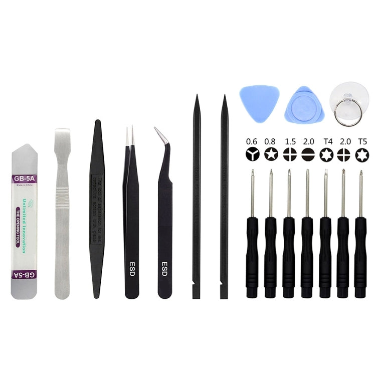 JIAFA JF-8104 17 in 1 Repair Tool Set for Smart Phone, JF-8104