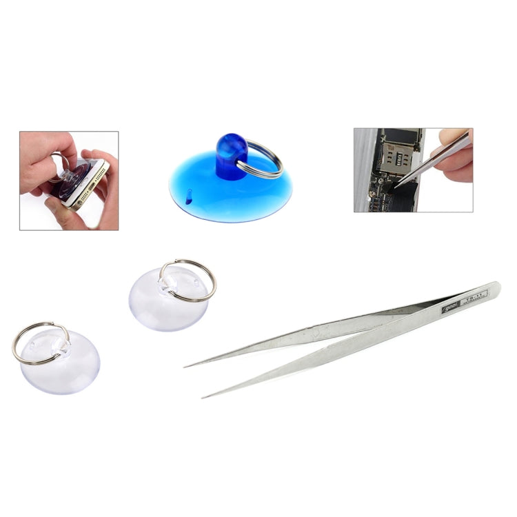 JF-8133 15 in 1 Metal + Plastic iPhone Dedicated Disassemble Repair Tool Kit, JF-8133