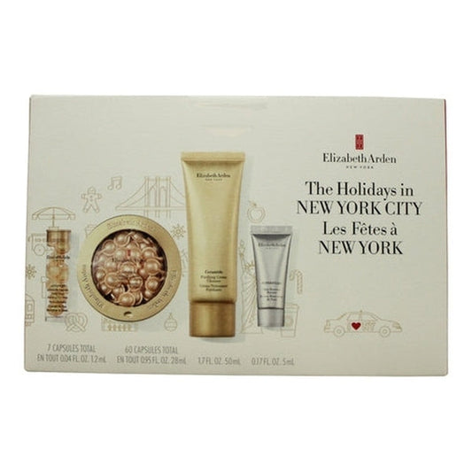 Elizabeth Arden Ceramide Gift Set 60 Capsules Advanced Ceramide Serum + 7 Capsules Advanced Ceramide Eye Serum + 50ml Ceramide Purifying Cream Cleanser + 5ml Superstar Booster