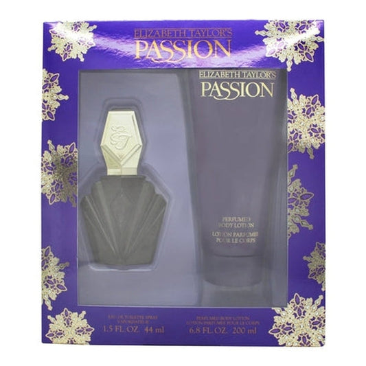 Elizabeth Taylor Passion Gift Set 44ml EDT + 200ml Body Lotion