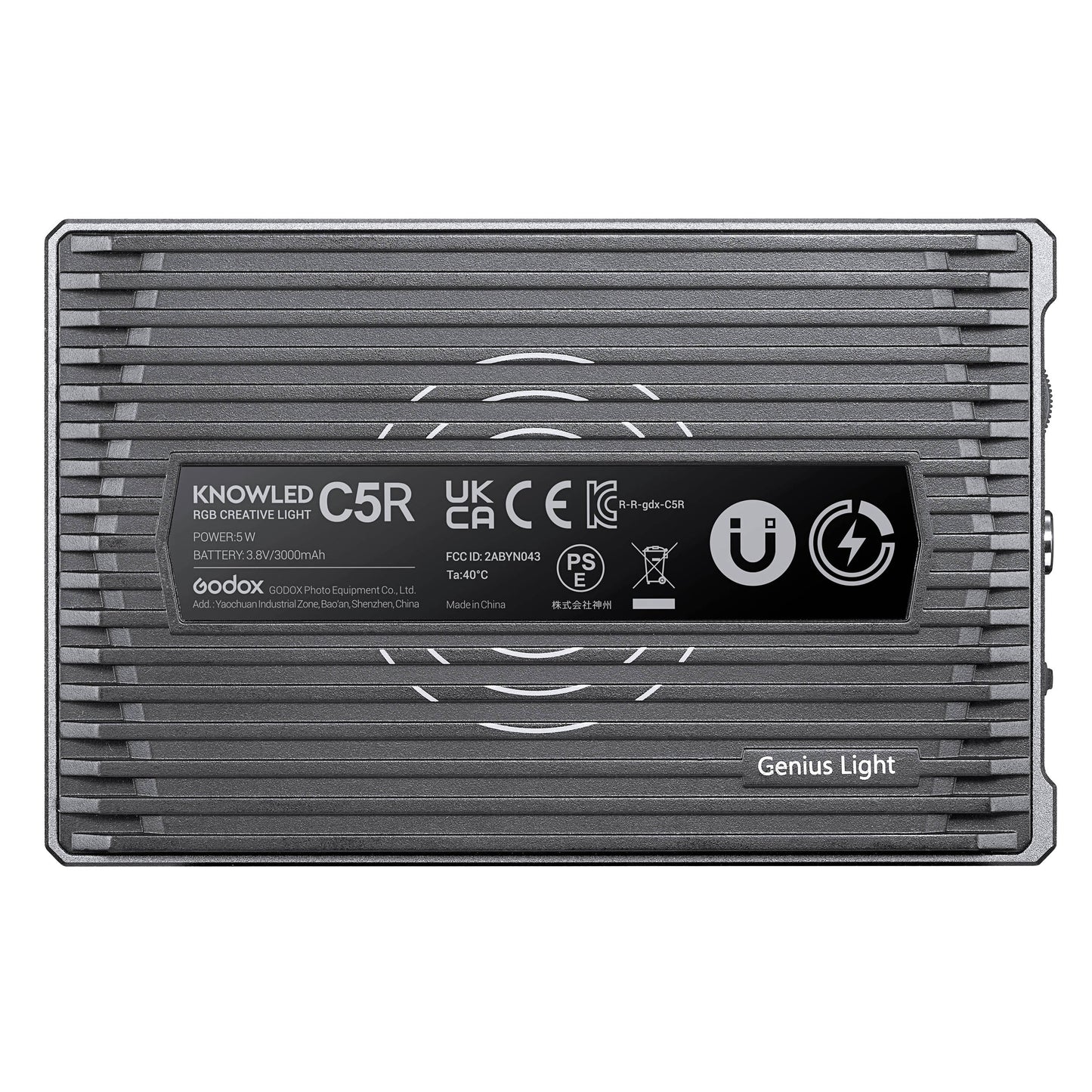 KNOWLED C5R K8 Eight-Light Pocket-Sized Creative RGBWW LED Panel Kit