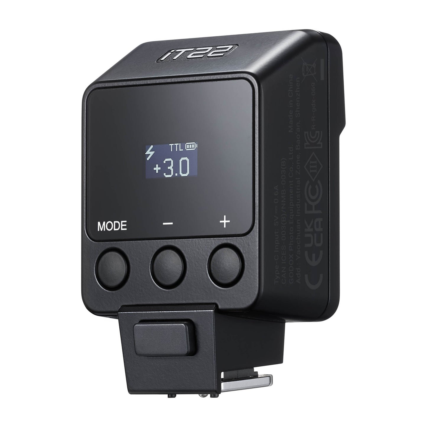 iFLASH iT22 Compact TTL Mini Speedlite Flash (Black)