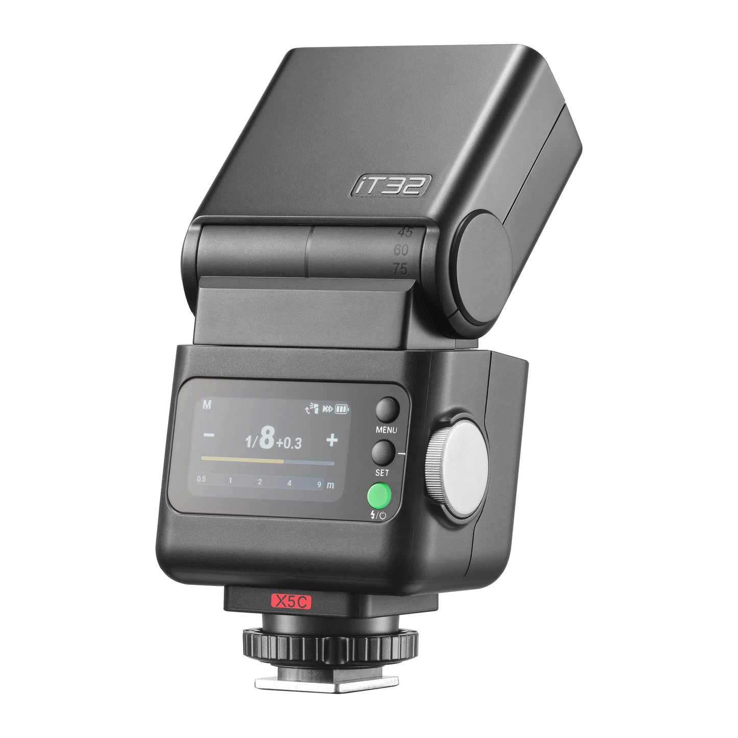 iFlash iT32 Modular TTL Camera Flash with X5 Interchangeable Hot Shoe/Trigger Bundle