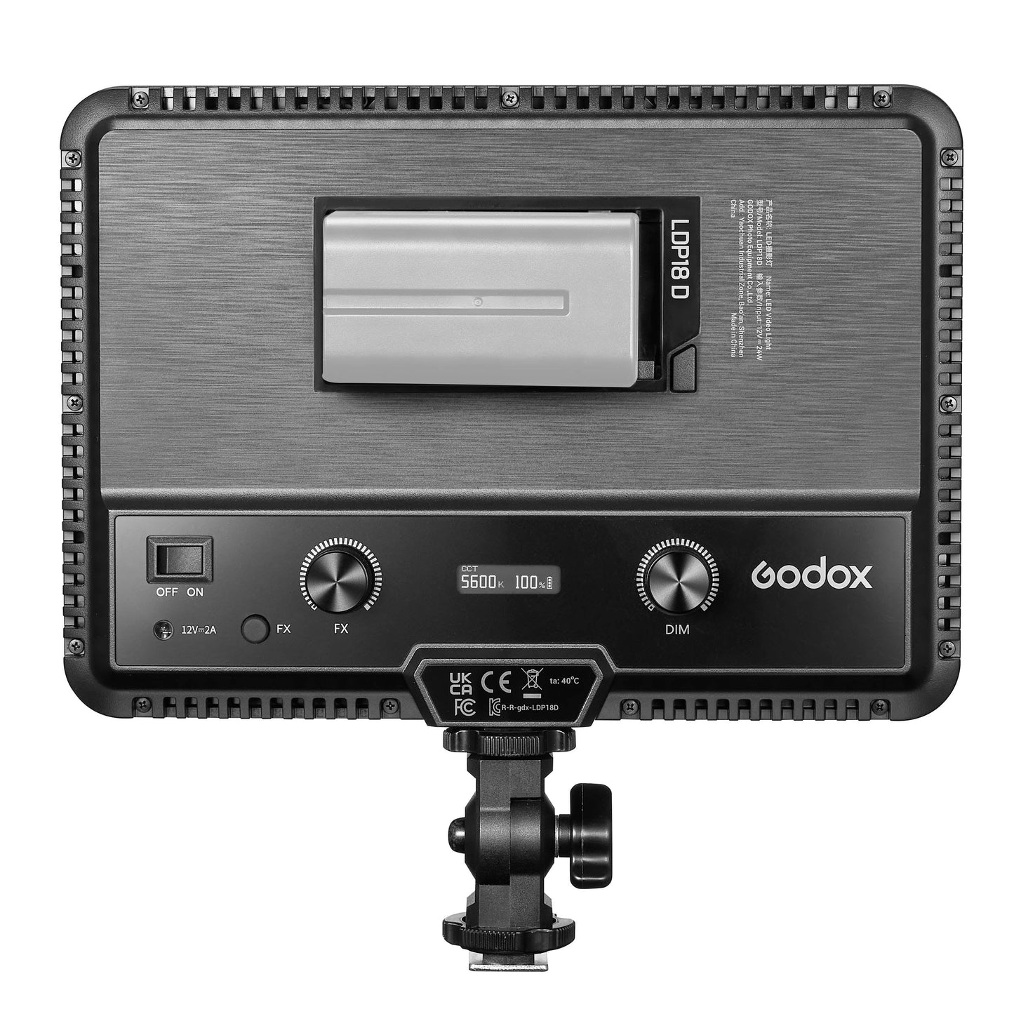 LDP18D Daylight-Balanced On-Camera LED Light