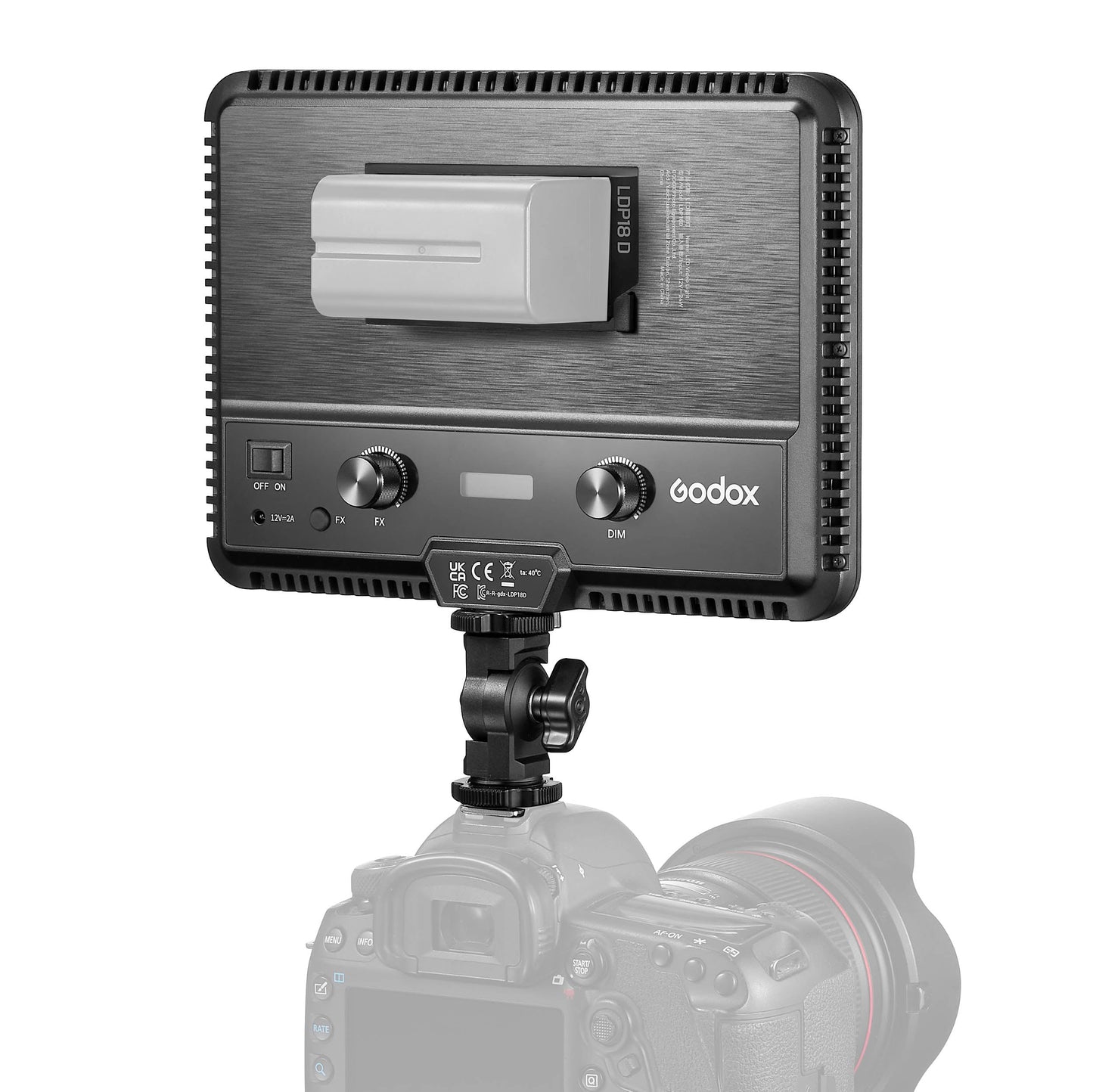 LDP18D Daylight-Balanced On-Camera LED Light