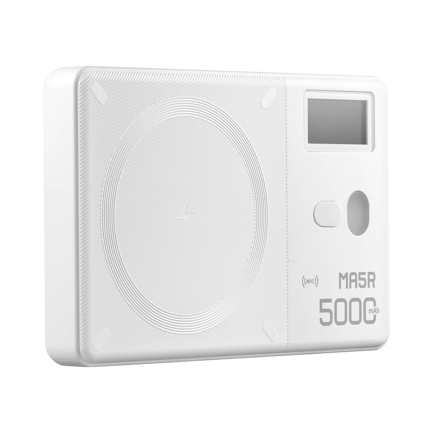 MA5R Magnetic Full-Colour RGB Light Manel With Wireless Charging (White)