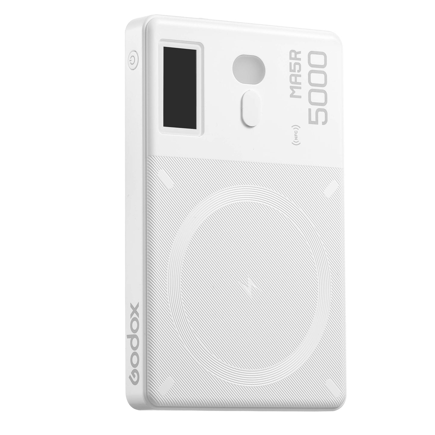 MA5R Magnetic Full-Colour RGB Light Manel With Wireless Charging (White)