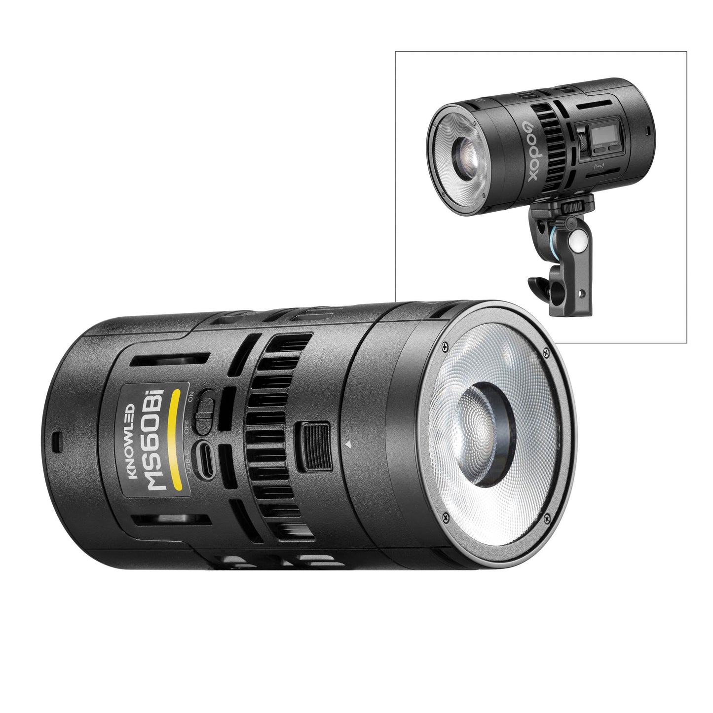 KNOWLED MS60Bi Super Compact Bi-Colour LED Video Light Fixture
