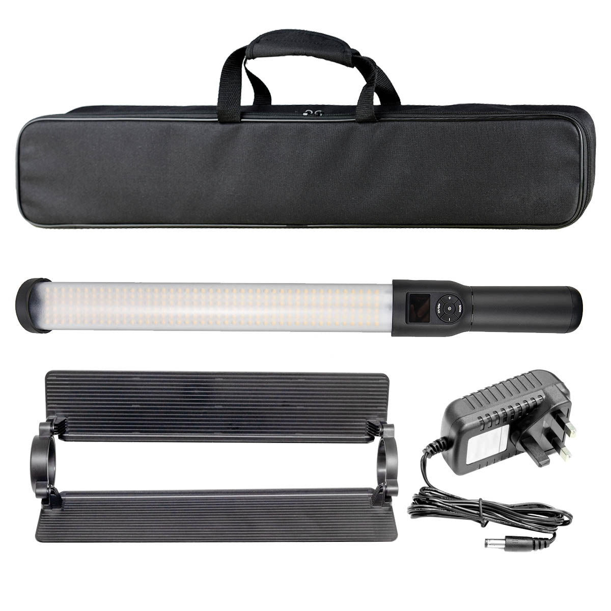 LC500 HandHeld LED Video Light Stick & Barn Door