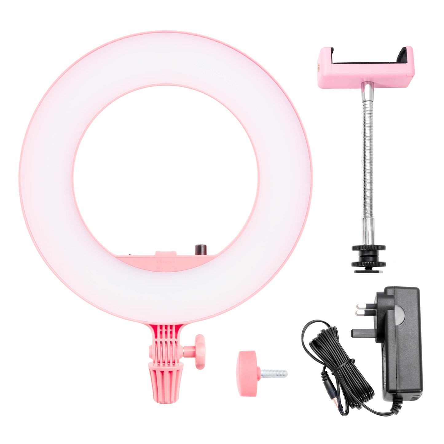 LR180 Bi-Colour LED Ring Light (Pink)