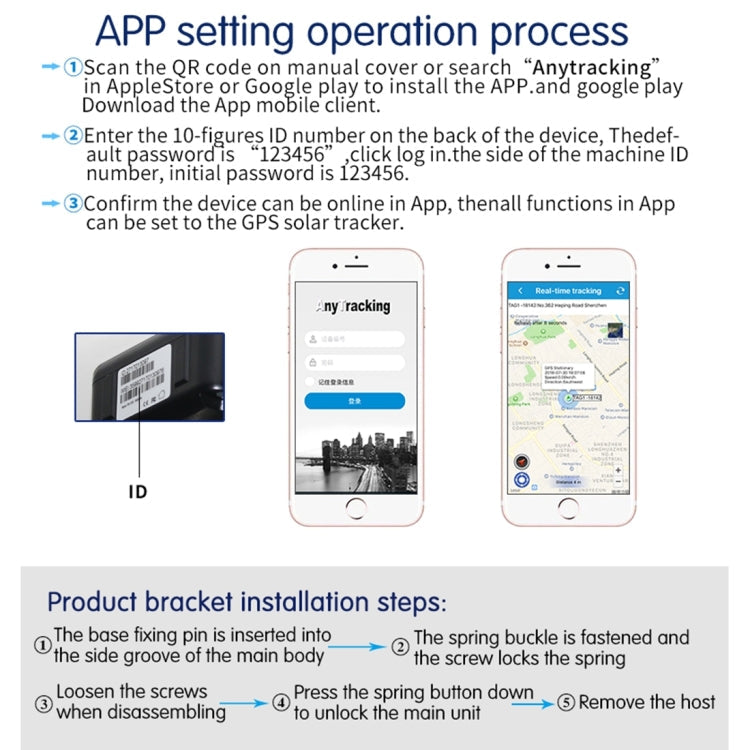 RF-V34 Sheep Cow Cattle Livestock IP67 Waterproof Solar GSM GPS WiFi Tracking without Fixed Bottom Plate, Support Voice Monitoring & Anti-remove Alarm & SOS, GPS WiFi Tracking