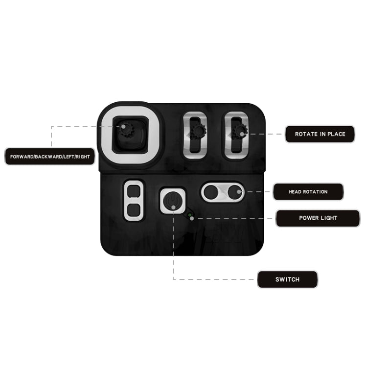 MoFun SW(RC)009 DIY Stainless Steel Assembly Remote Control Robot Interactive Intelligence Toy, MoFun SW(RC)009