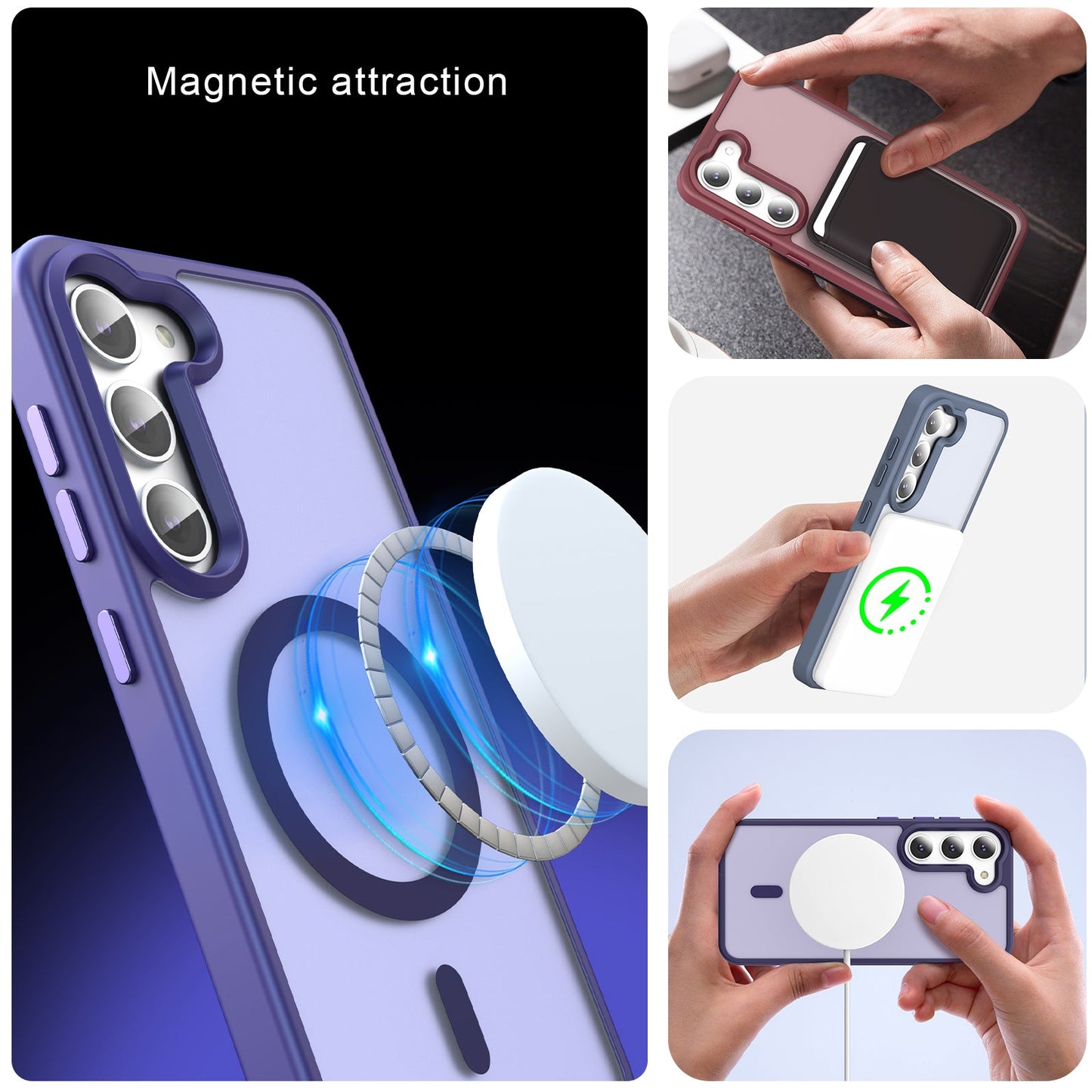 Galaxy S23 Smooth Touch Waterproof MagSafe Ultra Hybrid Phone Case