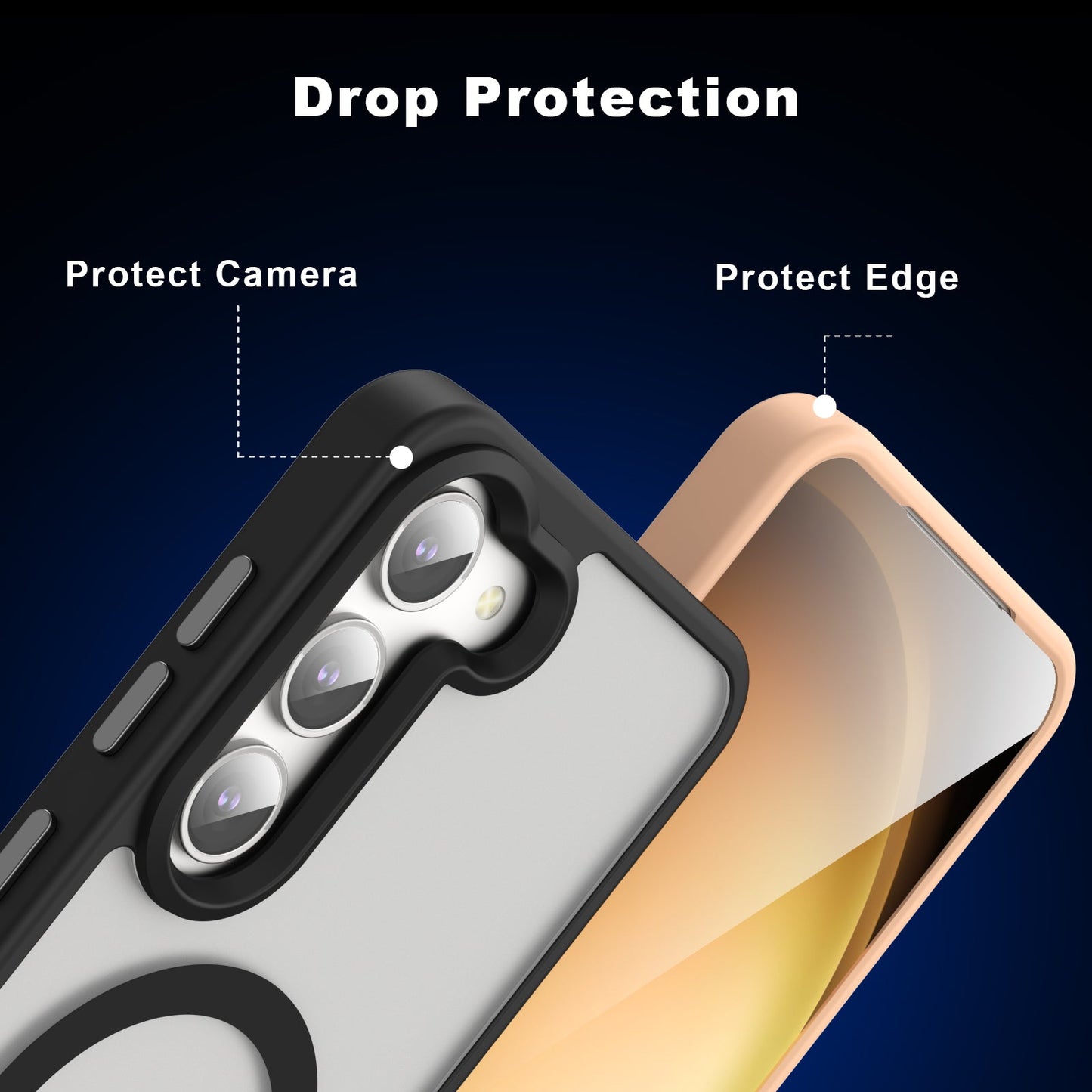Galaxy S23 Smooth Touch Waterproof MagSafe Ultra Hybrid Phone Case