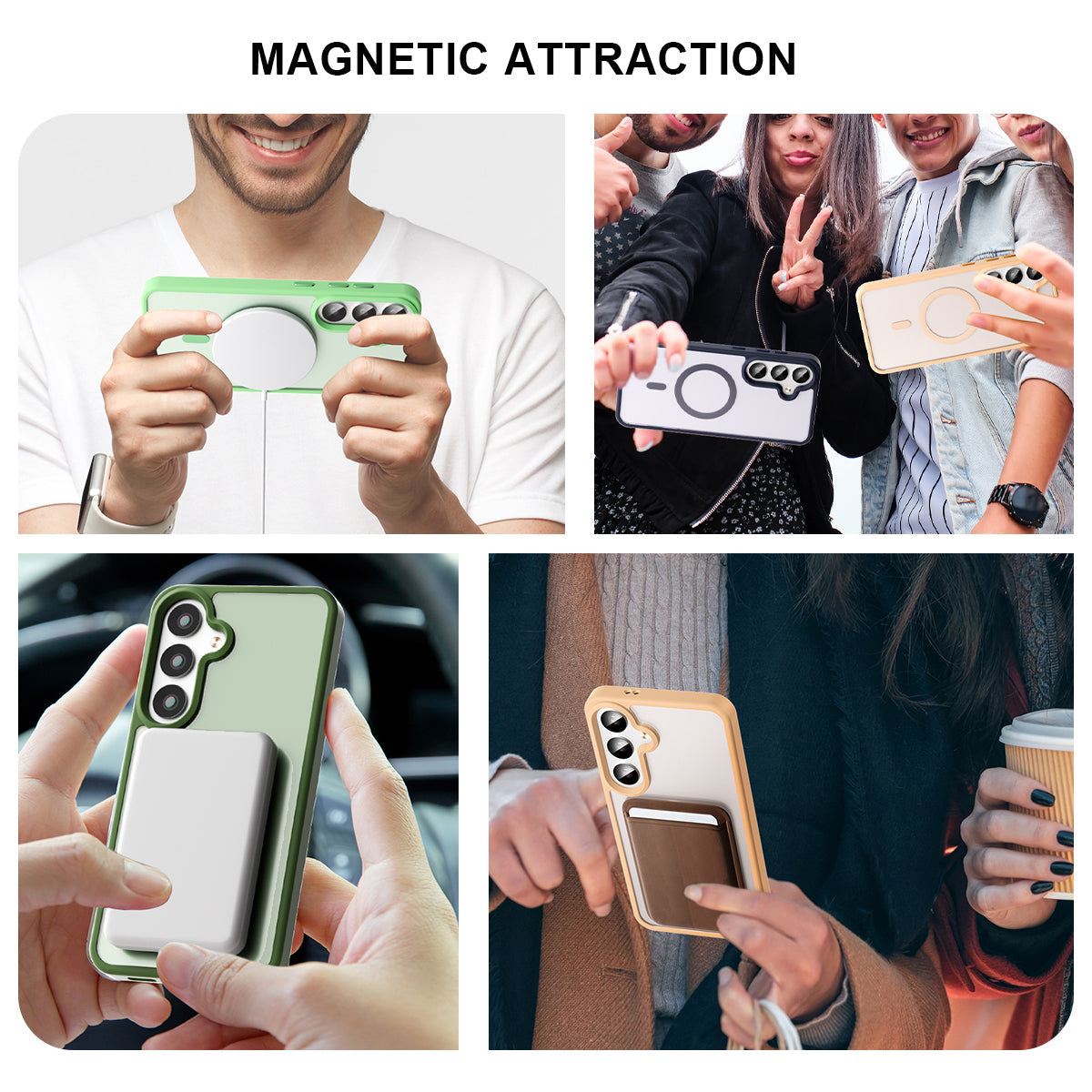 Galaxy S24 Smooth Touch Waterproof MagSafe Ultra Hybrid Phone Case