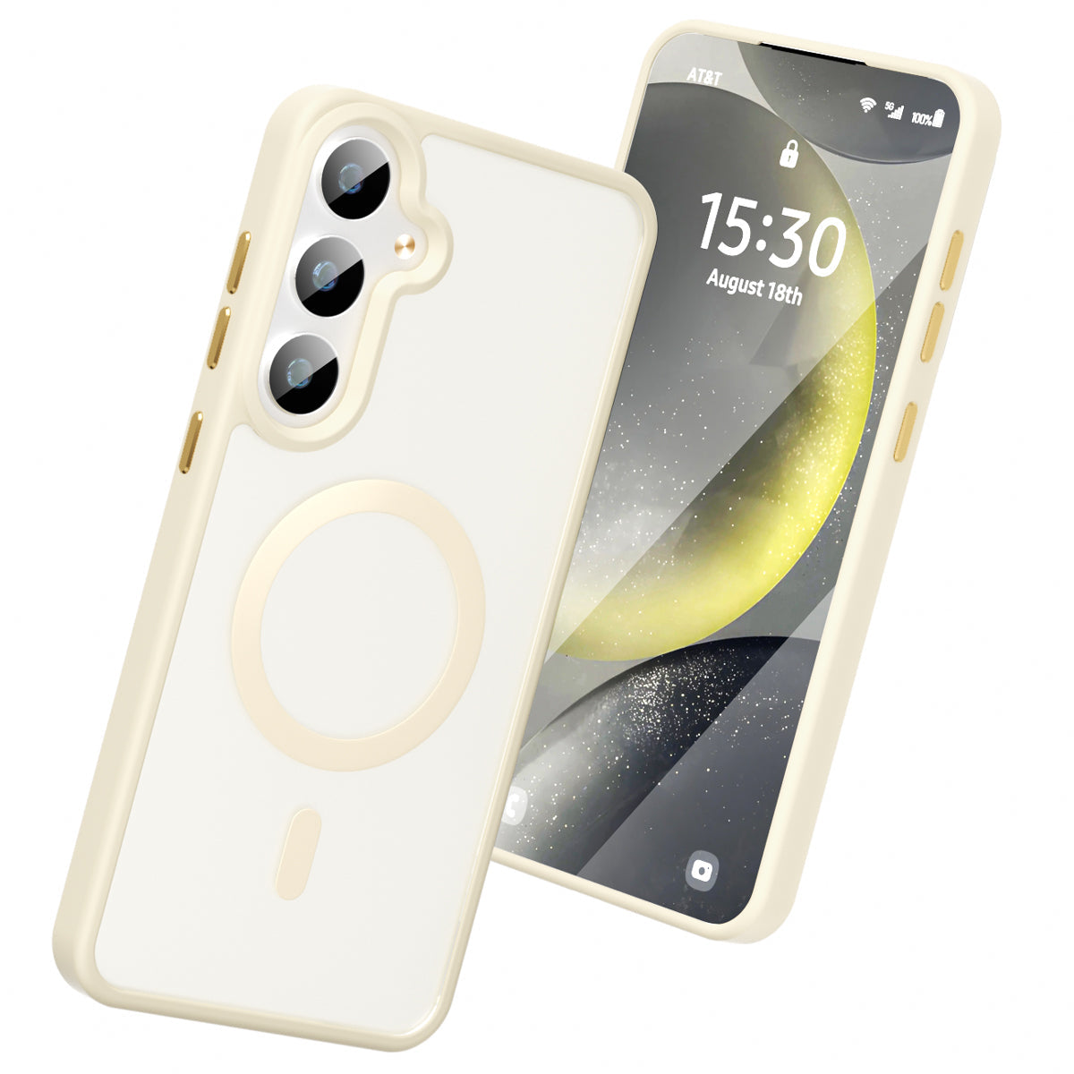 Galaxy S24 Plus Smooth Touch Waterproof MagSafe Ultra Hybrid Phone Case