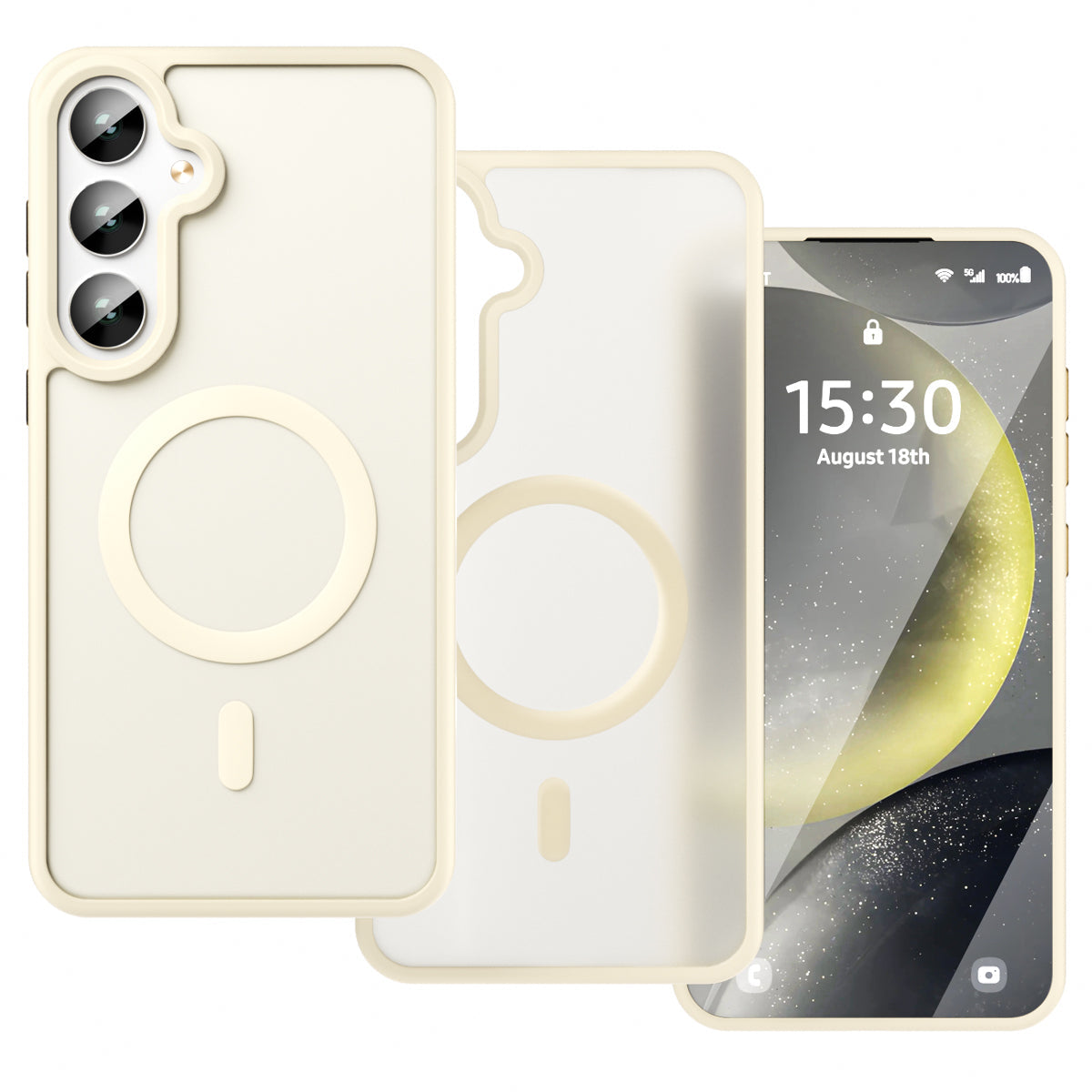 Galaxy S24 Plus Smooth Touch Waterproof MagSafe Ultra Hybrid Phone Case