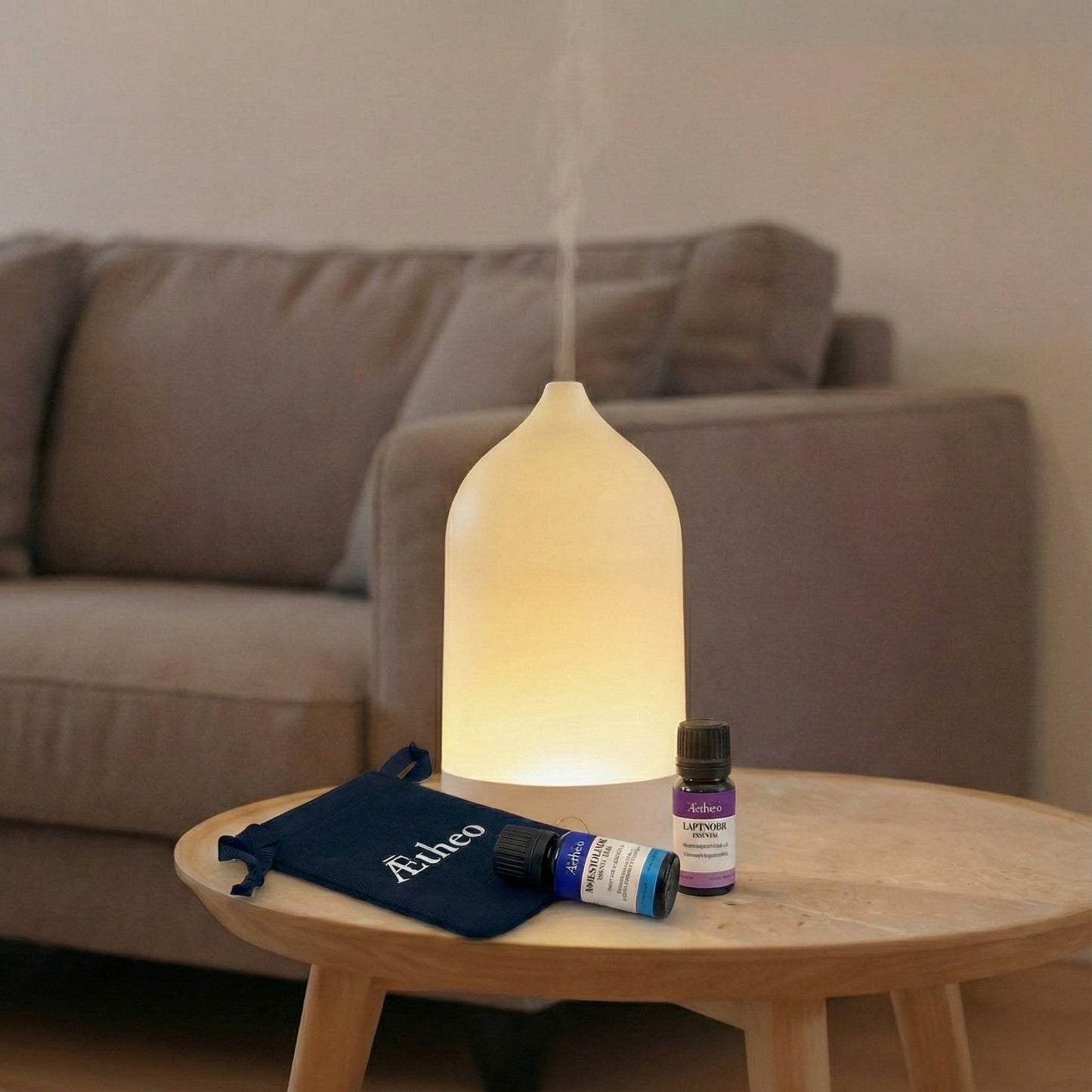 Serenity Sleep Gift Set  – White Diffuser with Lavender & DreamHaven Oils