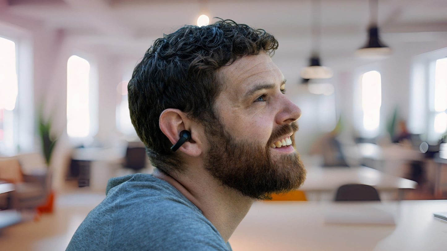 Gibutech Ultra Open Wireless Bone Conduction Earbuds with Dual ENC Mic