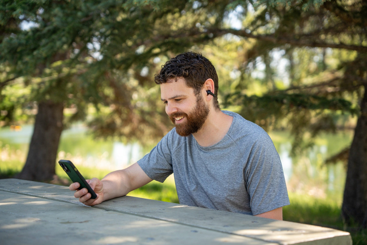 Gibutech Ultra Open Wireless Bone Conduction Earbuds with Dual ENC Mic