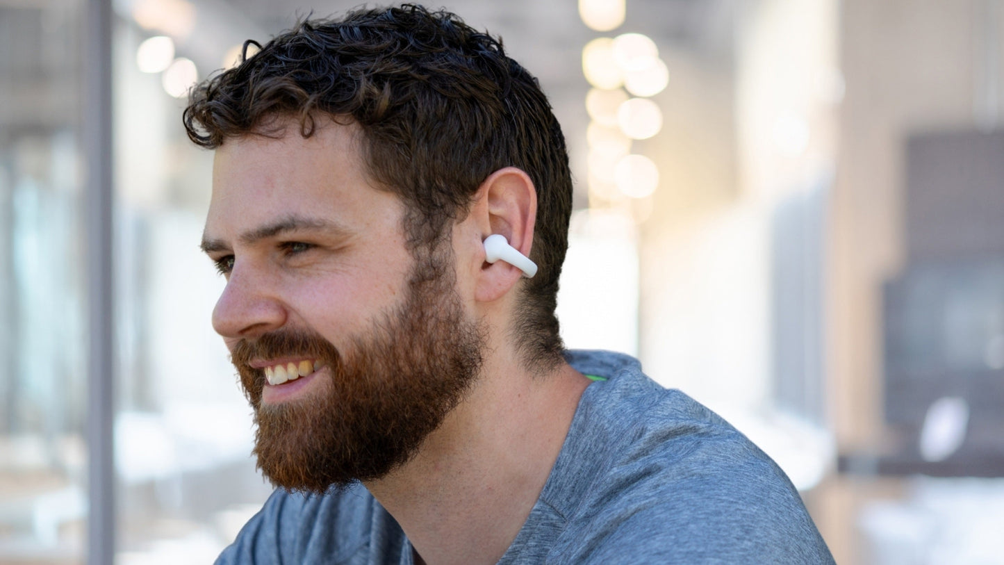 Gibutech Ultra Open Wireless Bone Conduction Earbuds with Dual ENC Mic